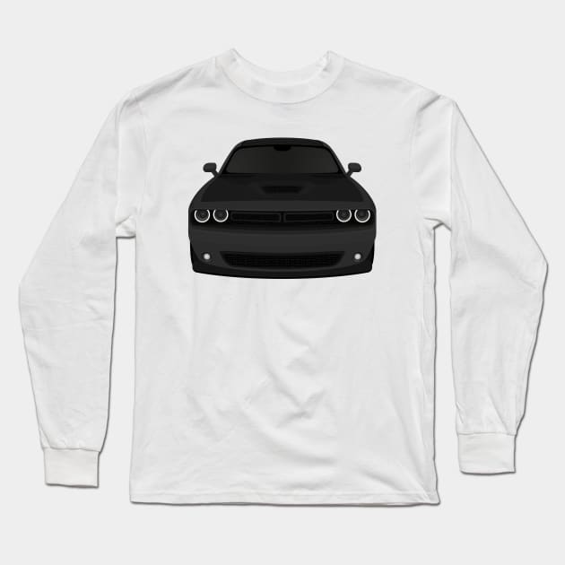 Challenger Dark-grey + Black Long Sleeve T-Shirt by VENZ0LIC